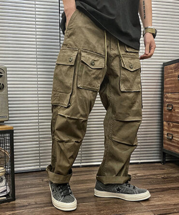 American Vintage Multi Pocket Loose Harem Cargo Pants