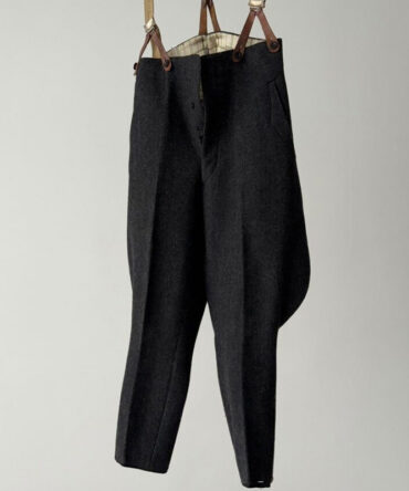 Classic Vintage 'Prima' Buckle Back Gray Breeches
