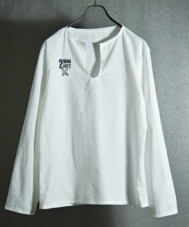 Men's 70s Czech Army Key Collar Top