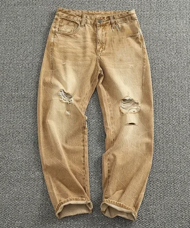 Men’s Distressed Casual Jeans