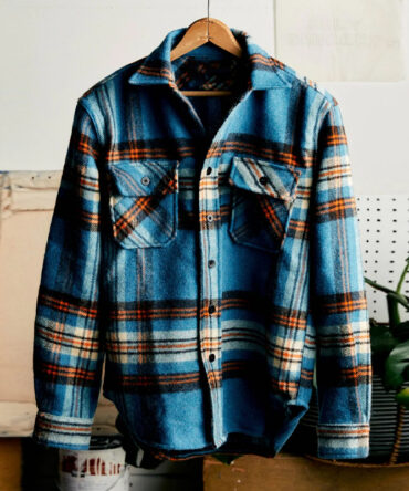 Vintage Check 12oz Wool Long Sleeve Shirt