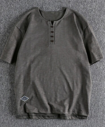 Men's Vintage Slub Cotton Short Sleeve T-Shirt