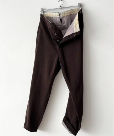 Men's Vintage Brown Workwear Buckle Overalls