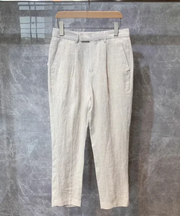 Men's Linen Casual Straight Loose Pants