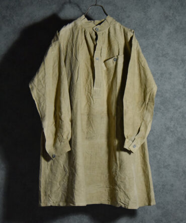 Men's Vintage French Army Linen Blouse