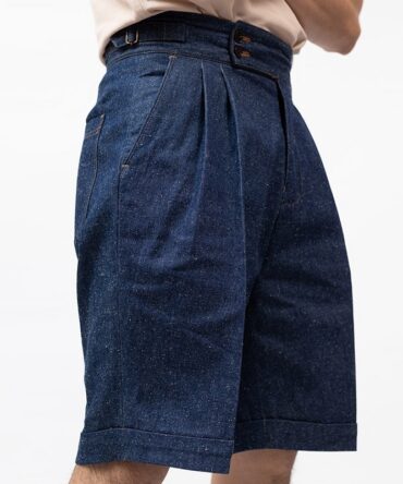 Men's Vintage Naples Paris Button Loose Casual Pants