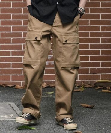 Men's USMC P-44 Herringbone Cargo Khaki Pants